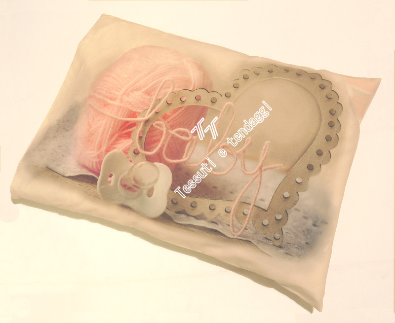 Completo lenzuola lettino SOFT rosa cuscino
