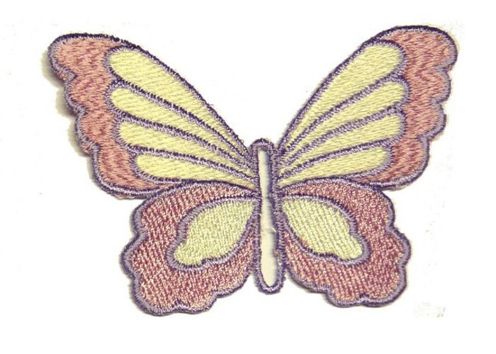 Applicazione farfalla lilla
