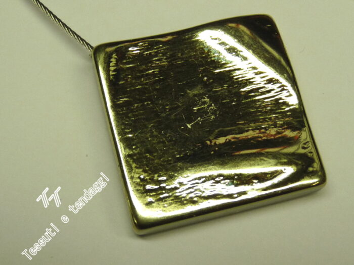 Coppia fermatenda magnetico placca oro dettaglio 2