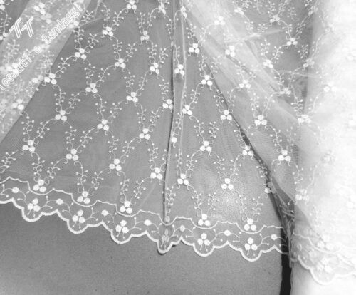 Tenda tulle ricamato h300 dis.1