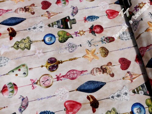 Tovaglia addobbi albero di Natale 1