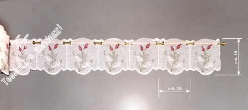 Mantovana ricamo ramo di rosa