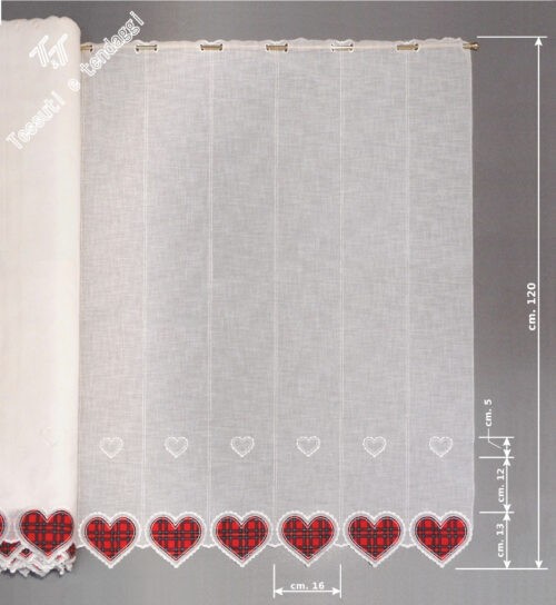 Tendina cuore scozzese h120
