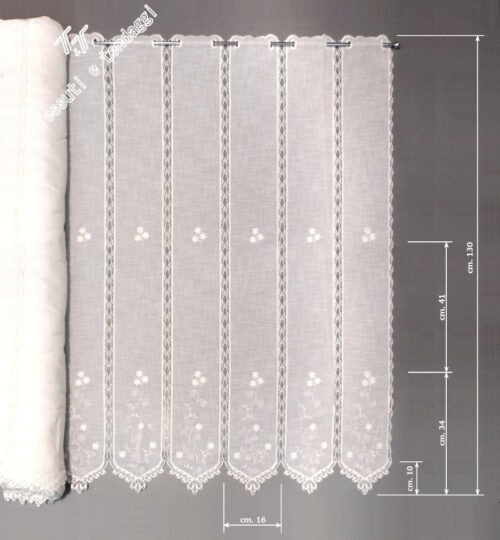 Tendina tirolese macramé h130