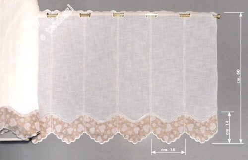 Tendina tirolese balza in panno h60