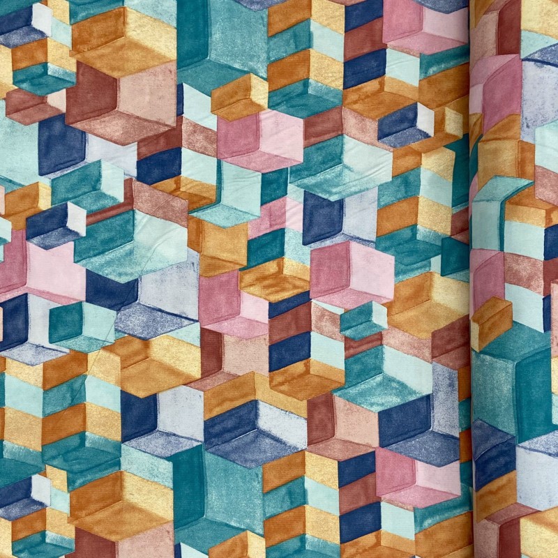 Tessuto cubetti 1