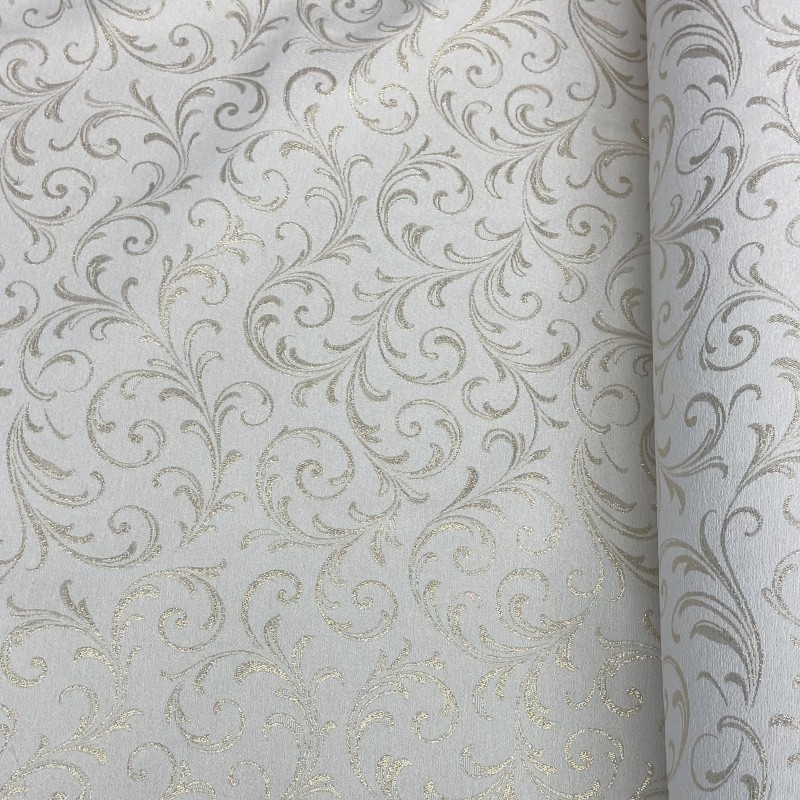 Tessuto jacquard lurex oro
